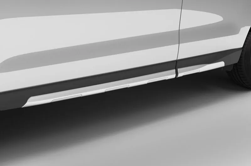 Panel under siden, resin