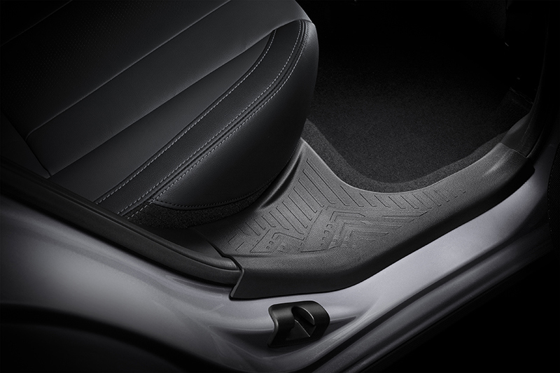 Elegant udformet indstigning til passagerkabinen i Subaru Crosstrek.